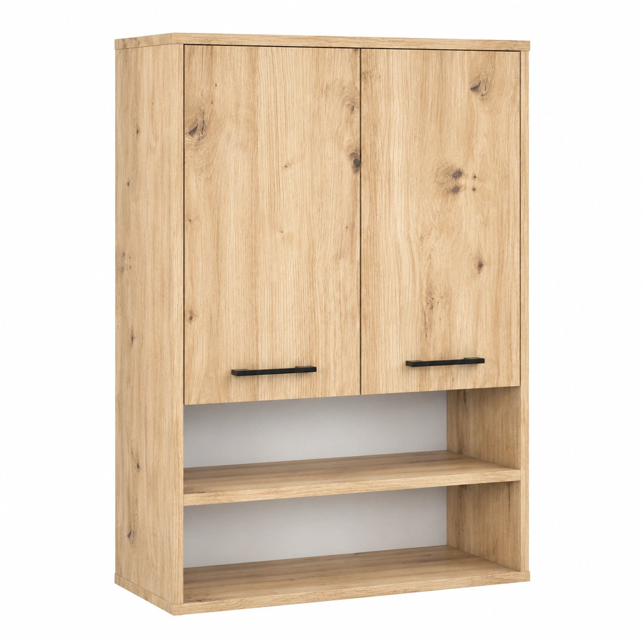 Armoire Murale de Salle de Bain Suspendue avec Étagères Ajustables