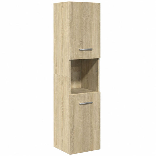 Armoire de rangement de salle de bain en bois moderne 130 cm