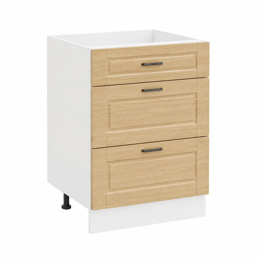 Armoire de cuisine en bois de chêne clair
