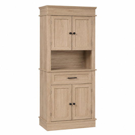 Buffet de Cuisine Moderne avec Rangement Intégré